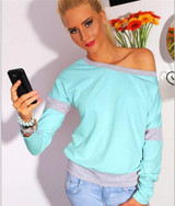 2016 new Autumn and winter women pullovers hoodies color patchwork pull tracksuit for women's casual sweatshirt hoody sudaderas