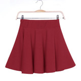 2016 New Arrival Women Skirt Sexy Mini Short Skirt Fall Skirts Womens Stretch High Waist Pleated Tutu Skirt