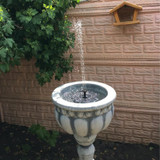 2016 New Arrival Solar Powered 3 Different Spray Heads Water Pump Set Garden Fountain Pond Kit Waterfalls Water Display NB0377