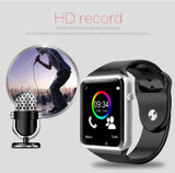 2016 New Arrival Smart Watch A1 Clock Sync Notifier Support SIM TF Card Connectivity Apple iphone Android Phone Smartwatch