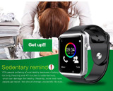 2016 New Arrival Smart Watch A1 Clock Sync Notifier Support SIM TF Card Connectivity Apple iphone Android Phone Smartwatch