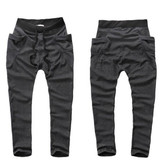 2016 New Arrival Men's Fashion Designer Trousers Men Casual Pants Slim Pencil Pants Stripe Joggers Gay Harem Pants