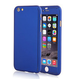 2016 New Arrival Hybrid 360 Case Hard Ultra thin Capa Cover For fundas iPhone SE 5 5s 6 6S 6s Plus Phone Case + Tempered Glass