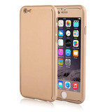 2016 New Arrival Hybrid 360 Case Hard Ultra thin Capa Cover For fundas iPhone SE 5 5s 6 6S 6s Plus Phone Case + Tempered Glass