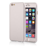 2016 New Arrival Hybrid 360 Case Hard Ultra thin Capa Cover For fundas iPhone SE 5 5s 6 6S 6s Plus Phone Case + Tempered Glass