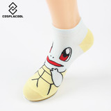 2016 New Arrival Kawaii Harajuku Pokemon Sock 3D Printed Cartoon Women's Socks Pikachu Novelty Low Cut Ankle Cute Socks Meias