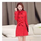 2016 New arrival fashion women's wool coat double-breasted wool mixed female warm woolen outerwear large size Women clothing