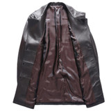 2016 new arrival autumn 100% real Leather Sheepskin trench coat men,Leather  jacket men