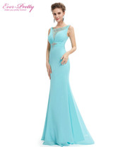 Ever Pretty Evening Dresses HE08732 Women Elegant Baby Blue Sleeveless Sexy Back V Neck 2017 New arrival Long Evening Dresses Ever Pretty Evening Dresses HE08732 Women Elegant Baby Blue Sleeveless Sexy Back V Neck 2017 New arrival Long Evening Dresses