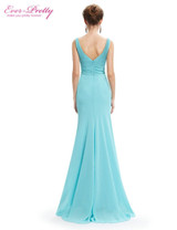Ever Pretty Evening Dresses HE08732 Women Elegant Baby Blue Sleeveless Sexy Back V Neck 2017 New arrival Long Evening Dresses Ever Pretty Evening Dresses HE08732 Women Elegant Baby Blue Sleeveless Sexy Back V Neck 2017 New arrival Long Evening Dresses