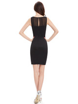 Ever Pretty 2017 Clearance Style Black Cocktail Dress Charming Short Slim Summer Vestido Women Cocktail Dresses XXKB07250EHA