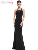 Evening Dresses HE08558 2017 Summer Style Ever Pretty New Arrival Elegant Black Vestidos Long Sexy Summer Evening Dresses