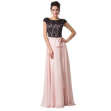 Evening Dresses Grace Karin Abendkleider Lace Chiffon Mother Elegant Robe De Soiree Longue Formal Gowns Party Long Evening Dress