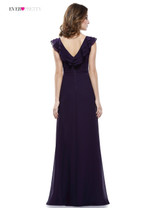 Evening Dresses Ever Pretty Women V-neck Empire Waist Burgundy Wine Red EP08500 2018 Special Occasion Evening Dress Party Dress