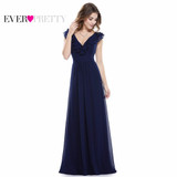 Evening Dresses Ever Pretty Women V-neck Empire Waist Burgundy Wine Red  HE08500 2017 Special Occasion Evening Dress