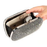 Evening Clutch Bags Diamond-Studded Evening Bag With Chain Shoulder Bag Women's Handbags Silver/Gold/Black Wallets Evening Bag