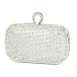 Evening Clutch Bags Diamond-Studded Evening Bag With Chain Shoulder Bag Women's Handbags Silver/Gold/Black Wallets Evening Bag