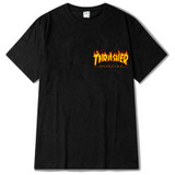 Eqmpowy 2017 thrasher T Shirt Men Women Skateboards tee Short Sleeve Skate T shirts Tops Hip Hop T shirt Homme Man Trasher