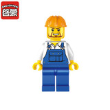 Enlighten Building Blocks City Forklift Truck Building Blocks Boys&amp;Girls Blocks City Construction Model Bricks Toys For Chlidren