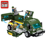 ENLIGHTEN City Military War Attack armored vehicles Building Blocks Sets Bricks Model Kids Toys Compatible Legoe