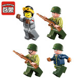 ENLIGHTEN City Military War Attack armored vehicles Building Blocks Sets Bricks Model Kids Toys Compatible Legoe