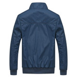 Grandwish Plus Size 6XL Men's Jacket Male Overcoat Casual Solid Jacket Slim Fit Stand Collar Zipper Men Jackets Coat,DA014