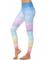 Gradient Rainbow Colored Sports Yoga Leggings Bottoms
