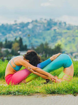 Gradient Printed Sports Yoga Leggings Bottoms