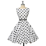 Grace Karin Womens Cocktail Dresses Summer style Floral Print Retro Vintage 50s Casual Party Rockabilly Dress Vestidos Femininos