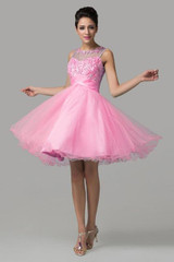 Grace Karin Short Evening Dress Robe De Soiree Courte Tulle Sleeveless Formal Ball Gowns Tutu Pretty Elegant Evening Party Dress Grace Karin Short Evening Dress Robe De Soiree Courte Tulle Sleeveless Formal Ball Gowns Tutu Pretty Elegant Evening Party Dress