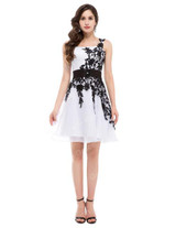 Grace Karin Prom Dress Embroidery Ball Gown White Pink Yellow Short Prom Gowns One Shoulder Special Occasion Dress Abendkleider Grace Karin Prom Dress Embroidery Ball Gown White Pink Yellow Short Prom Gowns One Shoulder Special Occasion Dress Abendkleider