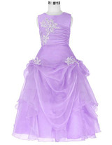Grace Karin Long Flower Girl Dresses Kids Children Wedding Party Dress Formal Party Pageant Gown Princess Girl Evening Dress