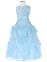 Grace Karin Long Flower Girl Dresses Kids Children Wedding Party Dress Formal Party Pageant Gown Princess Girl Evening Dress