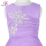 Grace Karin Long Flower Girl Dresses Kids Children Wedding Party Dress Formal Party Pageant Gown Princess Girl Evening Dress