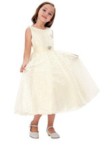 Grace Karin Flower Girls Dresses For Party And Wedding Pearl Kids Clothes Toddler Princess Lace Pageant First Communion Dresses