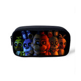 FORUDESIGNS Cartoon Five Nights At Freddys School Bags Pencil Case For Teen Bonnie Fazbear Foxy Freddy Chica Backpacks Kids Bag