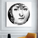 Fornasetti Frameless Paintings Modern Paintings Retro Gifts Wall Art Quotes Bedroom Decor Paintings For Living Room Wall