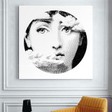 Fornasetti Frameless Paintings Modern Paintings Retro Gifts Wall Art Quotes Bedroom Decor Paintings For Living Room Wall