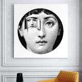 Fornasetti Frameless Paintings Modern Paintings Retro Gifts Wall Art Quotes Bedroom Decor Paintings For Living Room Wall