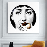 Fornasetti Frameless Paintings Modern Paintings Retro Gifts Wall Art Quotes Bedroom Decor Paintings For Living Room Wall