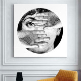 Fornasetti Frameless Paintings Modern Paintings Retro Gifts Wall Art Quotes Bedroom Decor Paintings For Living Room Wall