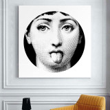 Fornasetti Frameless Paintings Modern Paintings Retro Gifts Wall Art Quotes Bedroom Decor Paintings For Living Room Wall
