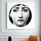 Fornasetti Frameless Paintings Modern Paintings Retro Gifts Wall Art Quotes Bedroom Decor Paintings For Living Room Wall