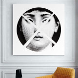 Fornasetti Frameless Paintings Modern Paintings Retro Gifts Wall Art Quotes Bedroom Decor Paintings For Living Room Wall