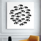 Fornasetti Frameless Paintings Modern Paintings Retro Gifts Wall Art Quotes Bedroom Decor Paintings For Living Room Wall