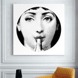Fornasetti Frameless Paintings Modern Paintings Retro Gifts Wall Art Quotes Bedroom Decor Paintings For Living Room Wall