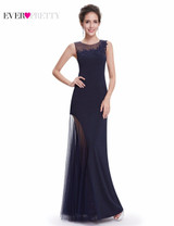 Formal Evening Dresses Ever Pretty HE08638 2017 Women Party Lace Mermaid Long Navy Blue Special Occasion Dress Vestidos