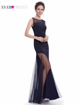 Formal Evening Dresses Ever Pretty HE08638 2017 Women Party Lace Mermaid Long Navy Blue Special Occasion Dress Vestidos