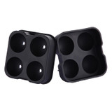 Form for ice Whiskey Cocktail Ice Cube Ball Maker Mold 4 Large Sphere Ice molds Silicone Ice Cream Tools 12 x 12 x 5cm