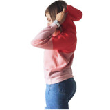 ForeMode Women pink Hooded Sweatshirt Long Sleeve svitshot hoodies for women Striped women's sweatshirt